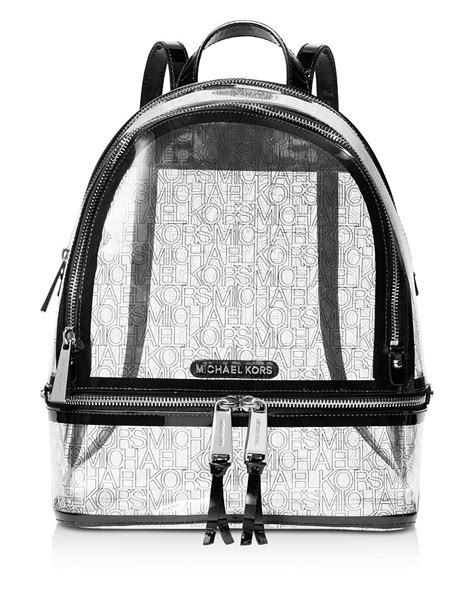 michael kors travis rucksack|michael kors clear backpack.